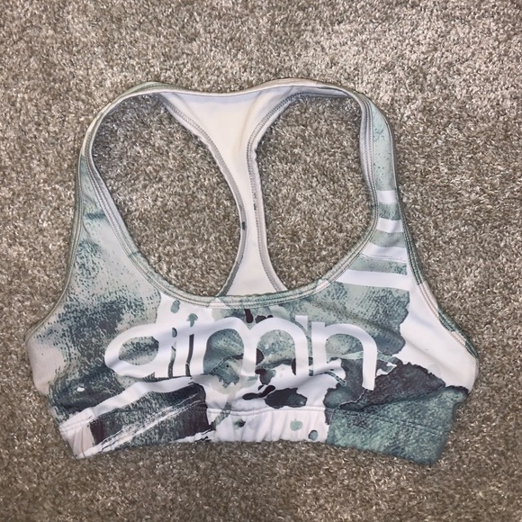 Dark Green, Gray & White Spirts bra size S - Picture 4 of 11